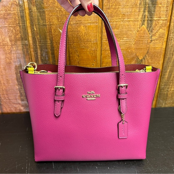 Coach Handbags - Coach Mollie Tote 25 - Bright Violet